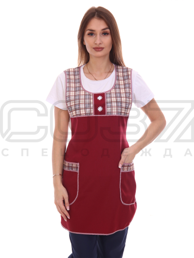 Сарафан женский АР2 цв.бордо тк.габардин-1